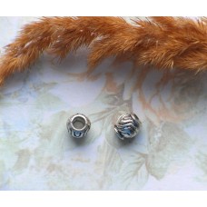 Бусины Pandora Style металлические